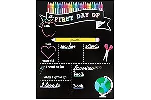 Back to School Sign: Our First Day of School Reusable First/Last Day...