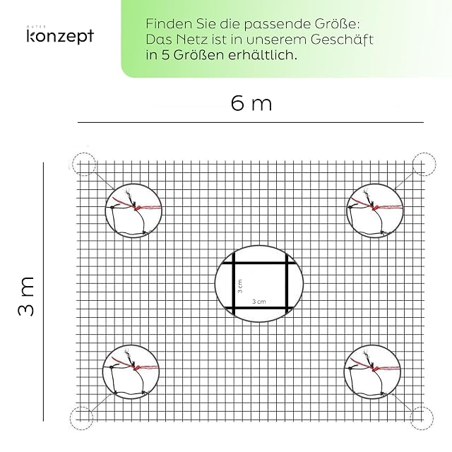 Foto 2 de 8 de KONZEPT Red para gatos para balcón 6 x 3 m