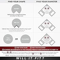 Vista 7 de REV-A-SHELF Value Line - Susans de polímero de círculo completo con 3 estantes para gabinetes de pared esquineros de 39 a 42 pulgadas de alto