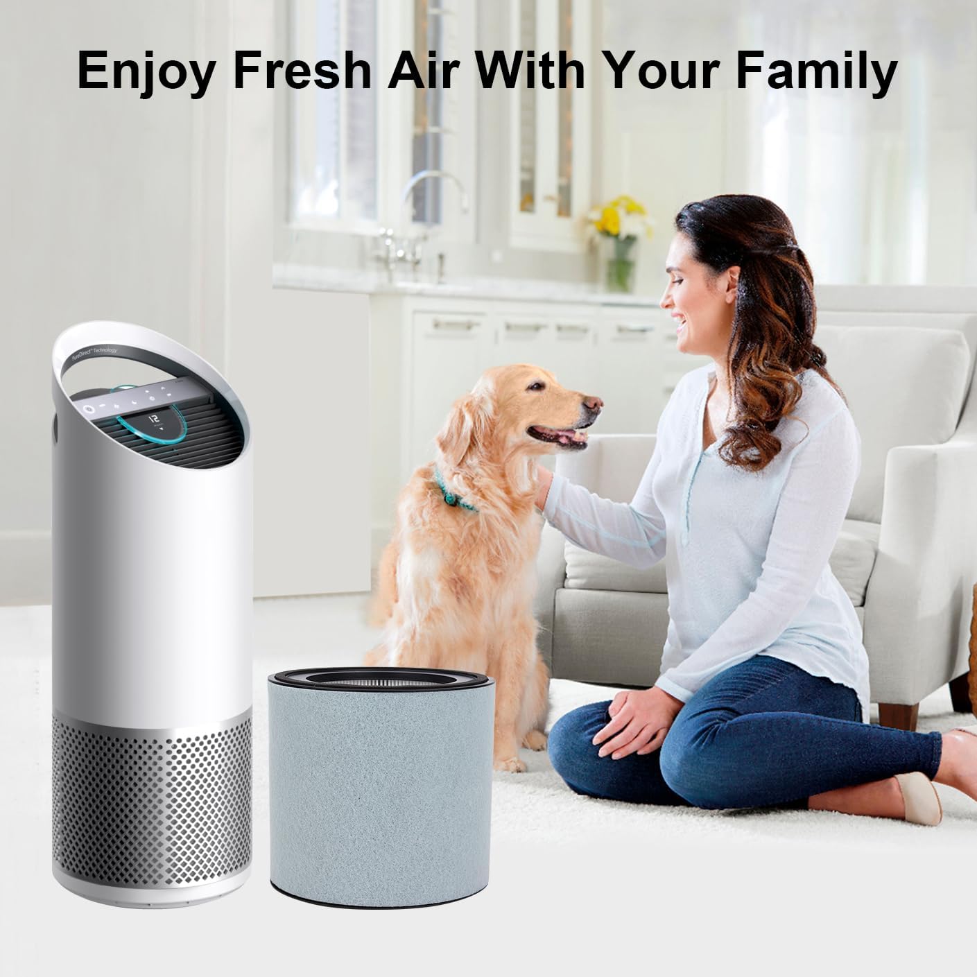Z-3000 HEPA Filter Replacement for TruSens Z-3000 Air Purifier, 1 HEPA Filter + 3 Activated Carbon + 3 Pre-Filter - Image 7