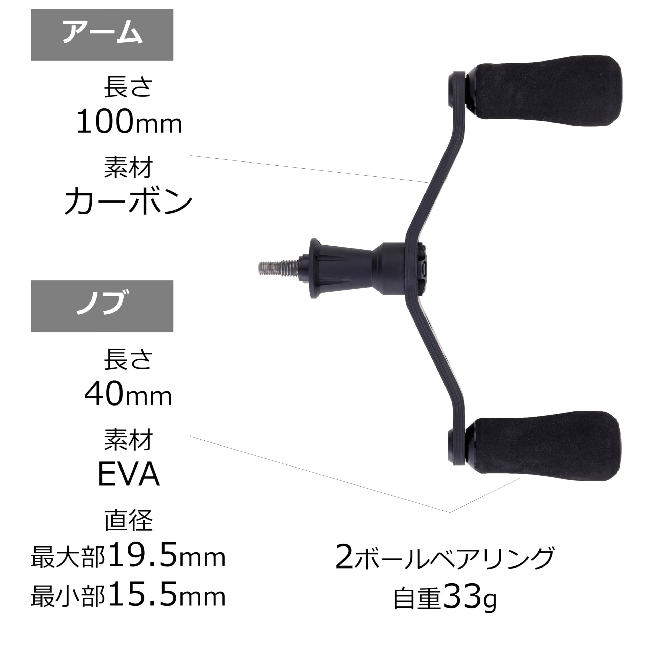 Amazon | Abu Garcia (アブガルシア) SP 100mm Carbon Double