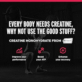 FITAID Creatine Powder, Watermelon Rush, CreaPure Creatine Monohydrate, ATP Production for Weightlifting, Cycling, Zero Sugar, Smooth-Mixing, Easy on Stomach, Travel Friendly, 14 Pack
