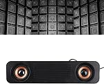 Long Speaker, Wired Desktop Speaker USB Powered Speaker with 360° Surround Sound Quality Restore HiFi Sound for Most Smart Devices Computer Speaker Ect