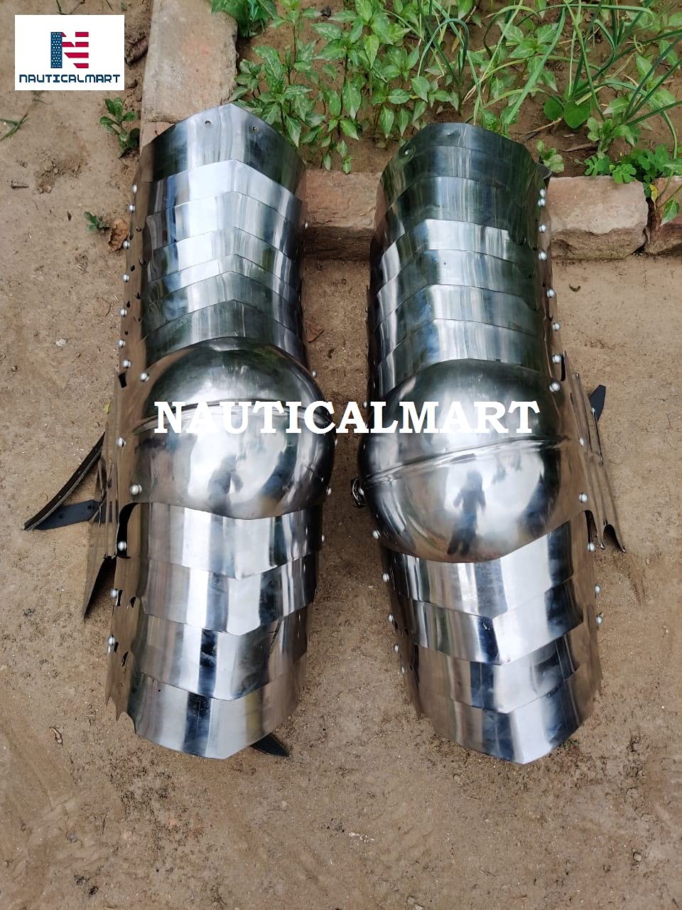 Medieval Leg Guard Plate Armor Costume