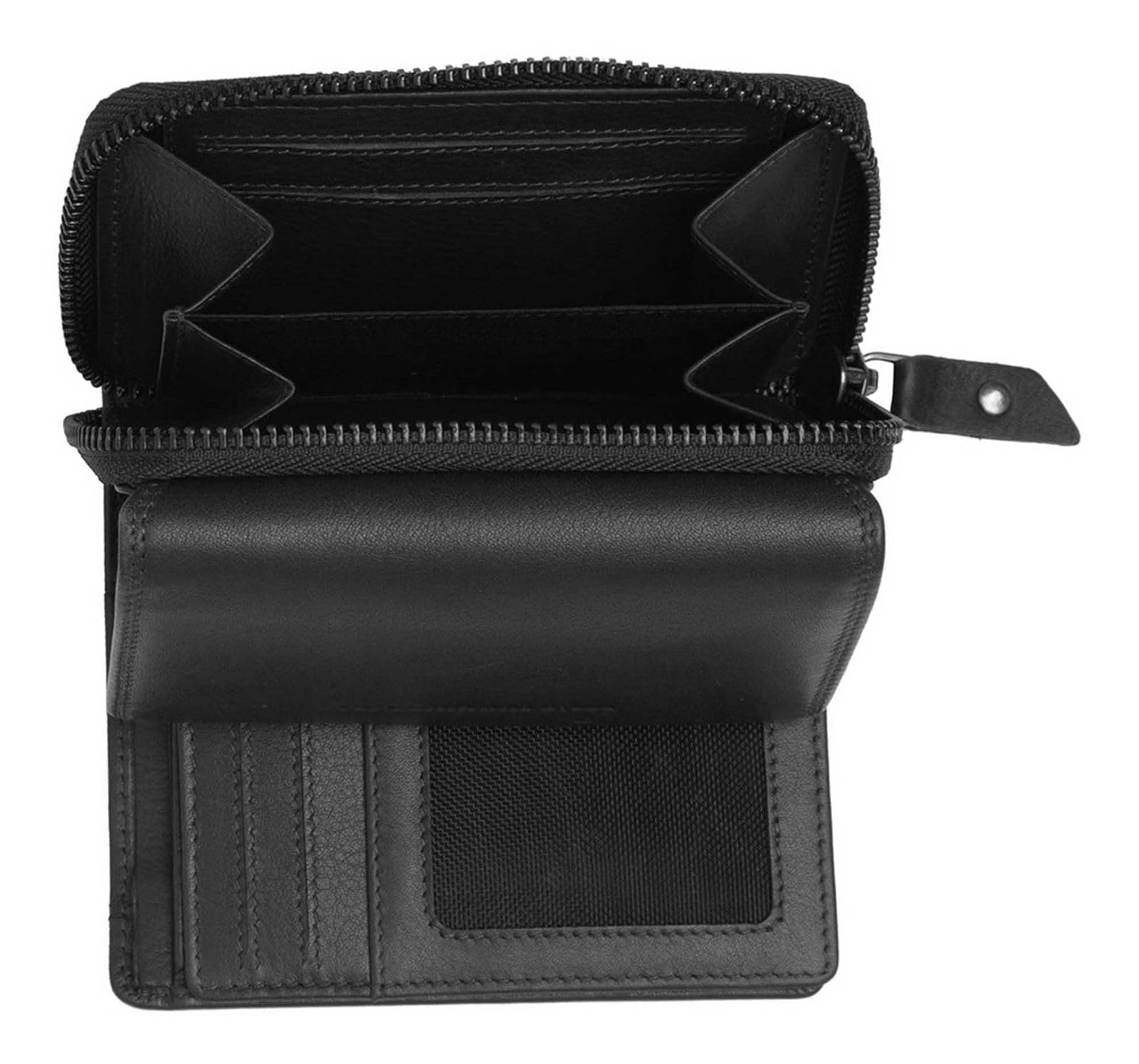 The Chesterfield Brand - Leder Portemonnaie Schwarz Aldra