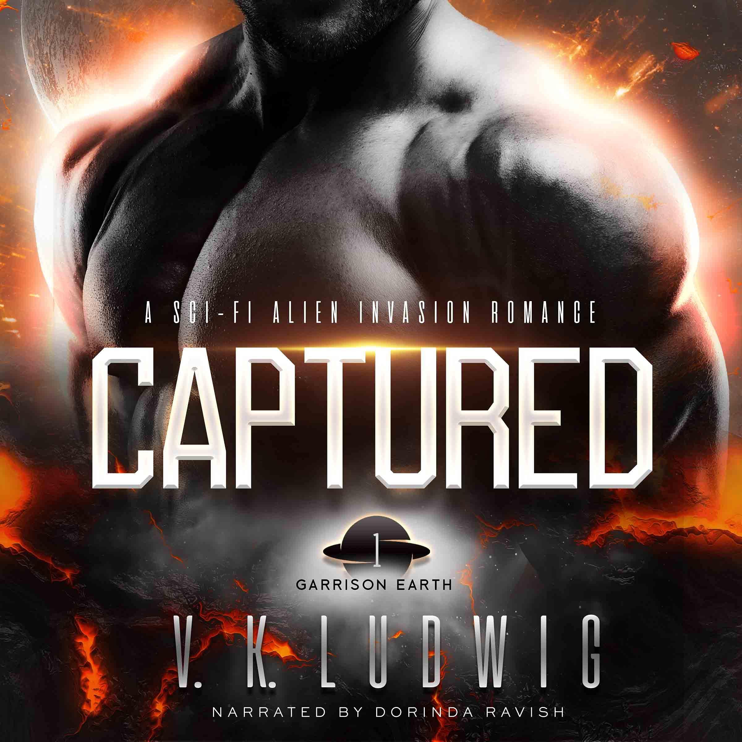 Cover art for Captured: A Sci-Fi Alien Invasion Romance