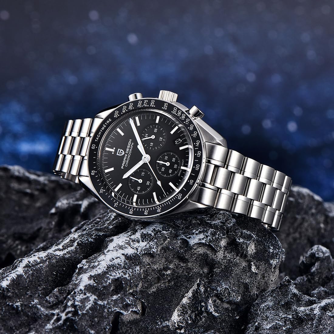 Pagani Design 1701 V3 Cronografo da uomo Quadrante al quarzo 40mm Movimento VK63 Orologio da uomo in acciaio inox a specchio zaffiro Orologio sportivo resistente all'acqua 100 metri