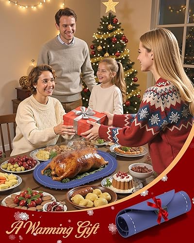 Miniatura 8 de Tapete de calentamiento para alimentos, tapete de calentamiento de alimentos de 24 x 14.5 pulgadas con 3 ajustes de temperatura y 3 ajustes de