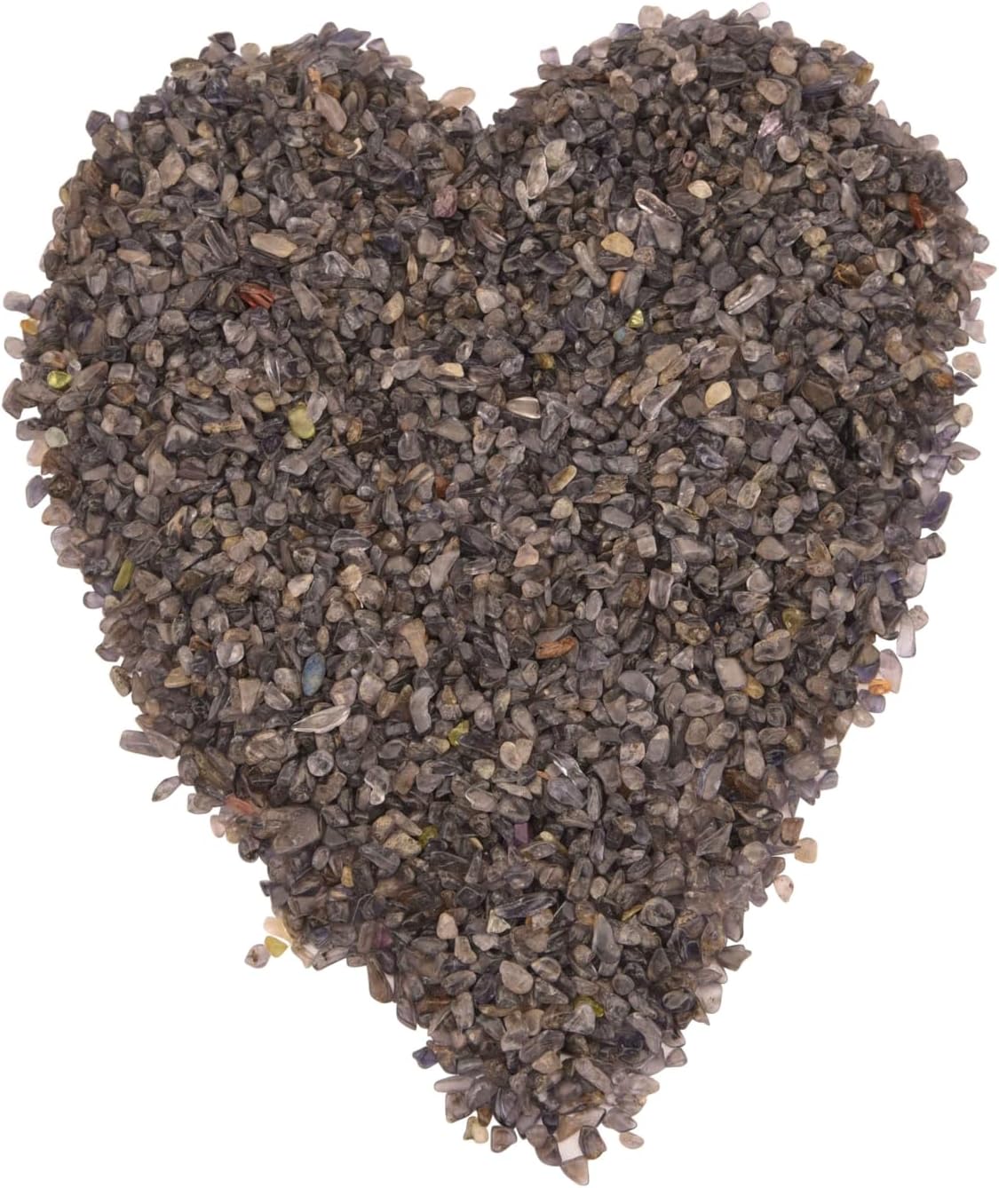 Lolite Tumbled Chips Crushed Irregular Shaped Stones Reiki Crystal Home Decoration/Jewelry (1 lb)