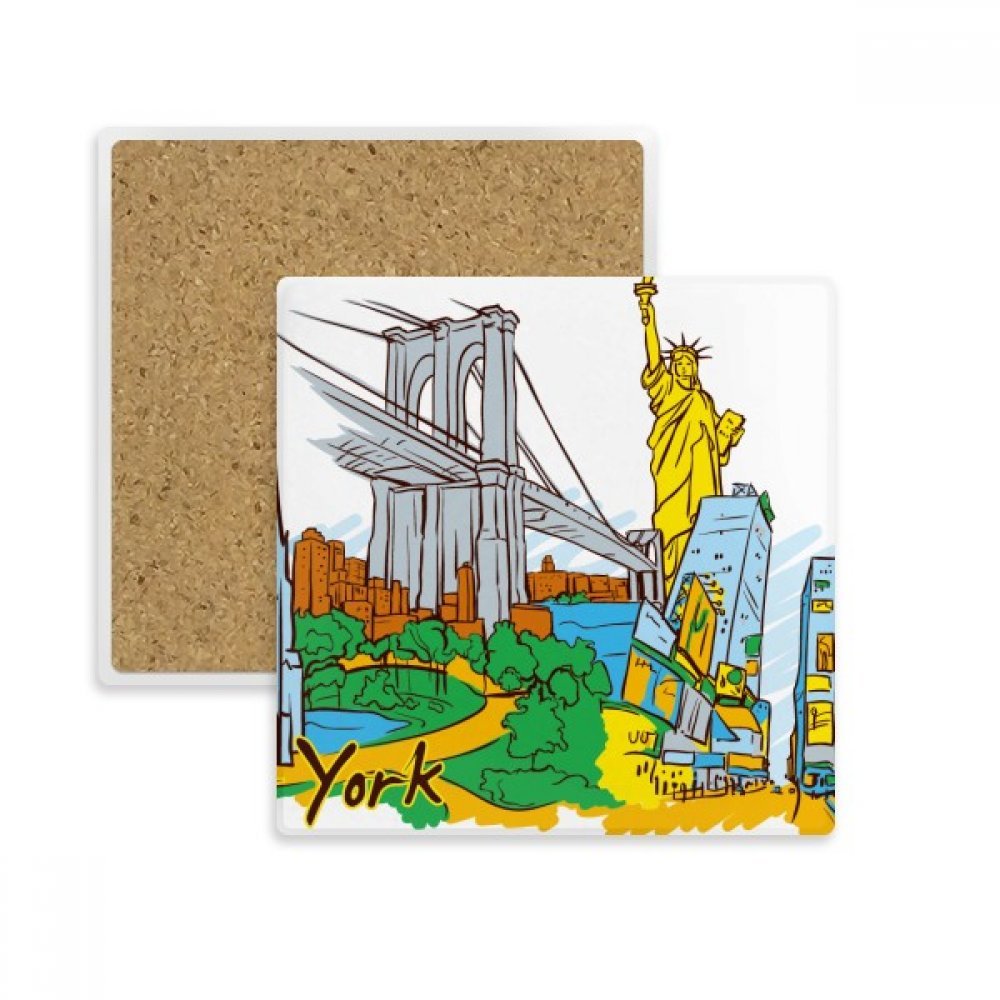 Coaster New York aquarelle sous-verre absorbant idéal pour votre table basse