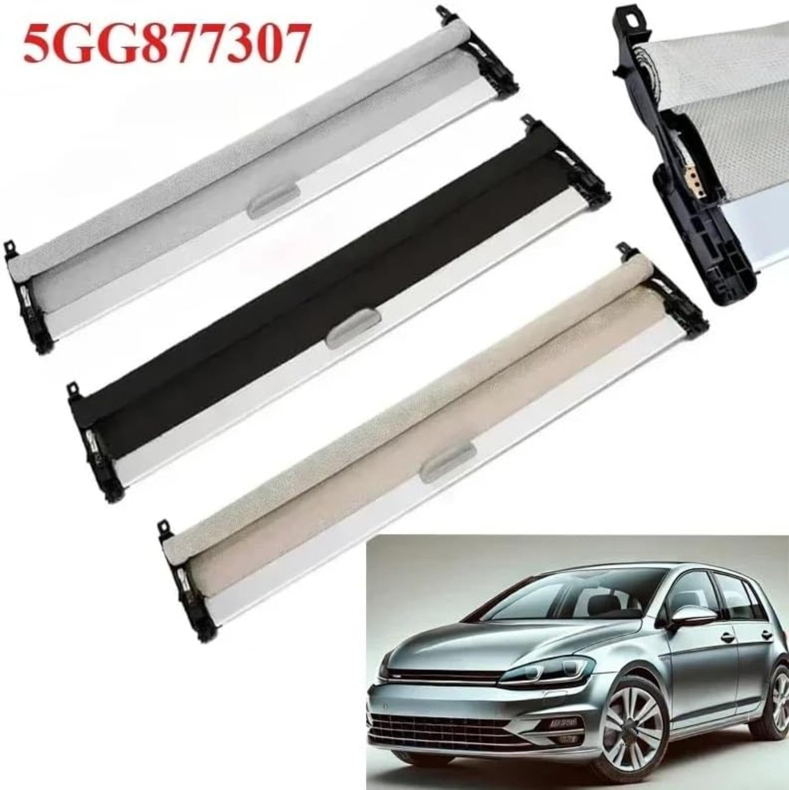 Car Windshield Sunshades, dla Vw, dla Golf 7 2013-2018 Skylight Shutter Sunroof Sunshade Shade Curtain Cover Assembly Car Sunroof Shade Blind (Assembly) Zasłona (Assembly)