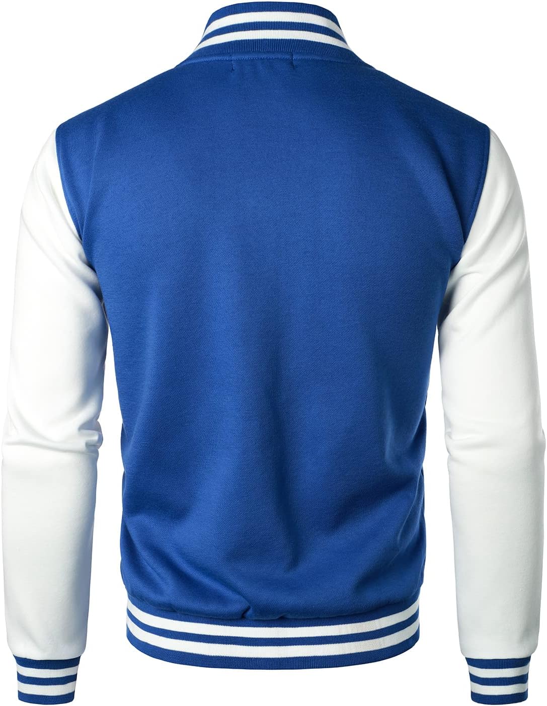 HOOD CREW Man’s Varsity Baseball Jacket Cotton Blend Letterman Jackets - Image 4