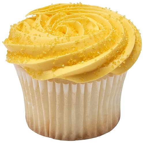 Miniatura 4 de DecoPac Azúcar de Decoración, Chispas de Azúcar Comestible Amarillas, Azúcar de Decoración Comestible en Recipiente Portátil, Mezcla de Chispas de