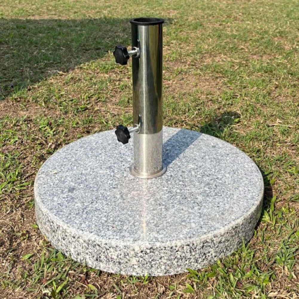 Soporte para sombrilla de acero inoxidable de 38 mm de diámetro para exterior 1