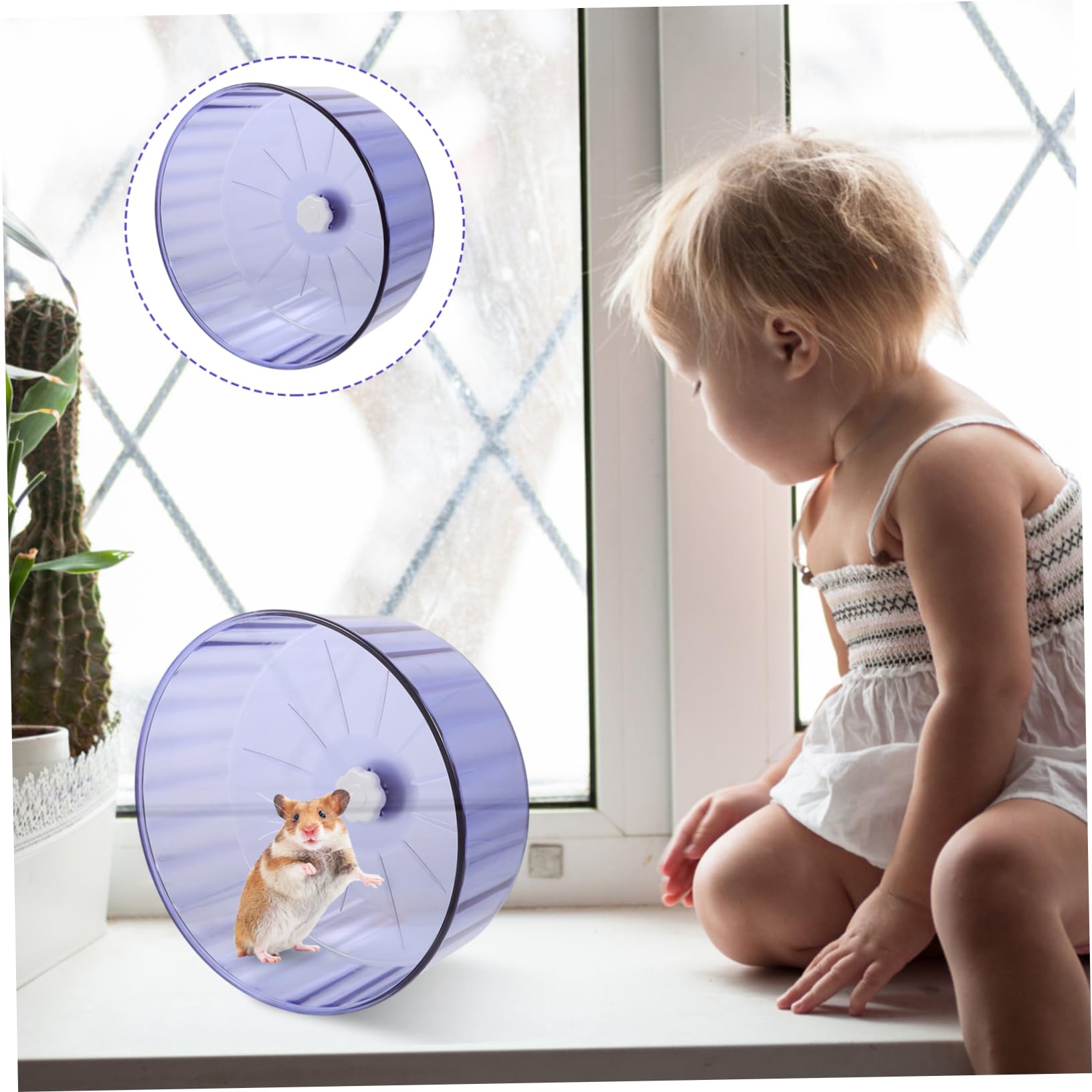 Jolie Roue pour Hamsters Souris Et Petits Animaux – Jouet Dexercice Silencieux Et Décoratif