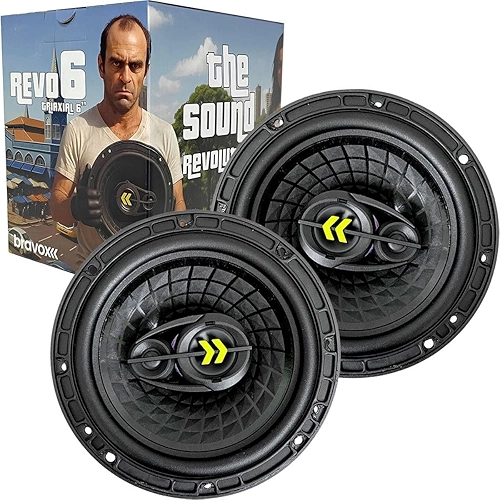 Alto Falante 6" Triaxial Bravox REVO6 140W RMS 4 Ohms O Par