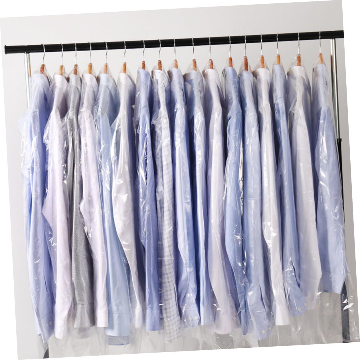 40 Stück Transparente Kleidersäcke aus Pe und Waschbar Staubschutzhüllen für Kleiderschränke für Anzüge und Abendkleider