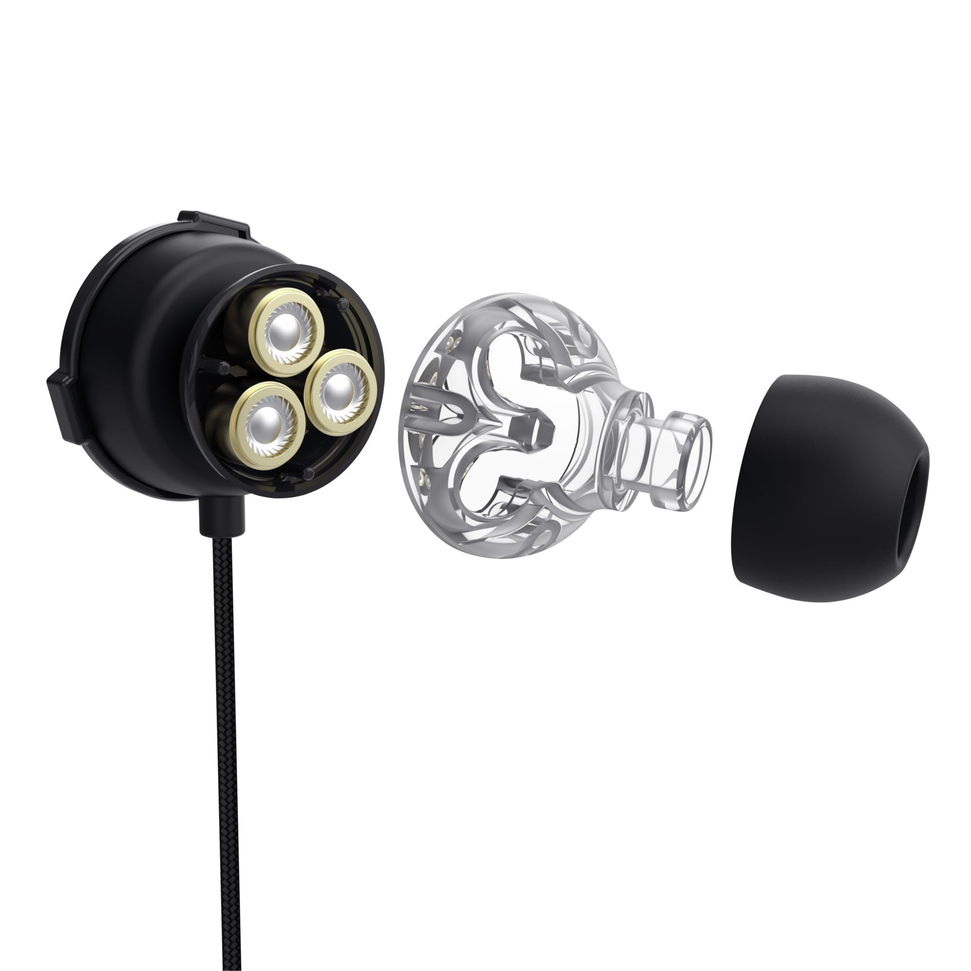 Trust GXT 406 Pine In Ear Kopfhörer mit Kabel Nintendo Switch PS5 PS4 Xbox Tablet PC, 3.5mm Gaming Ohrhörer mit Mikrofon, Inline Steuerung, Kabelgebundene Earbuds mit Hartschalenetui, Schwarz