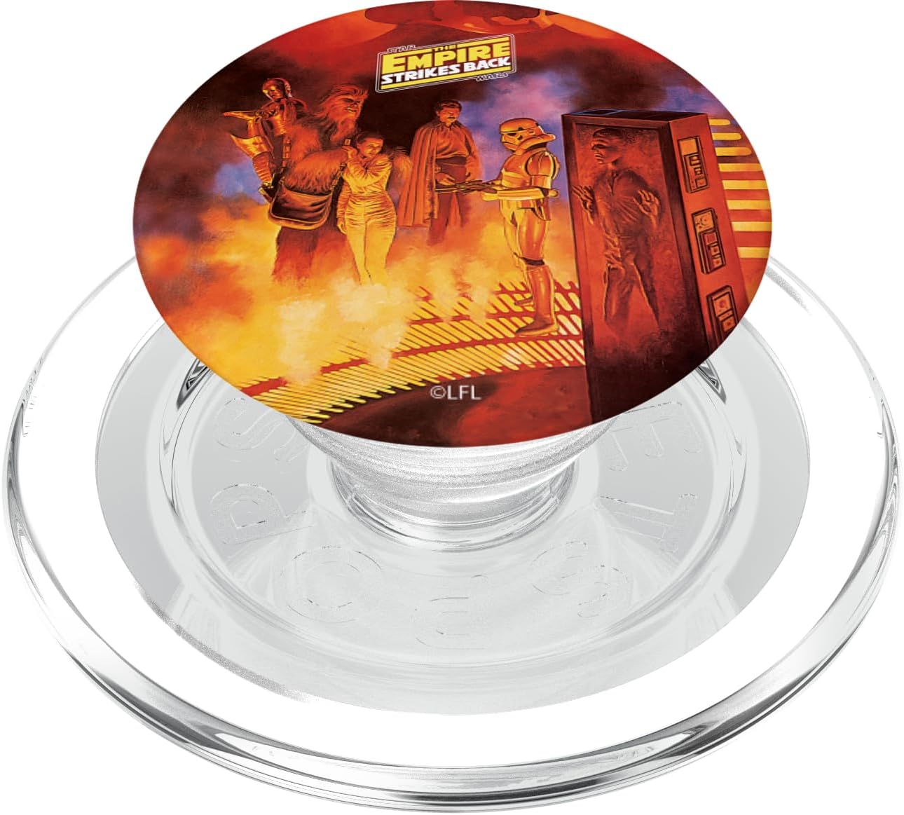 Star Wars The Empire Strikes Back Han Solo in Carbonite PopSockets MagSafe PopGrip for iPhone