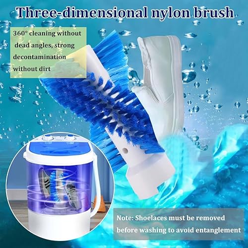 Miniatura 4 de Generic Lavadora casera Mini lavadora semiautomática Lavadora de ropa portátil Lavadora Capacidad de lavado 2kg4.4lb Ahorre espacio