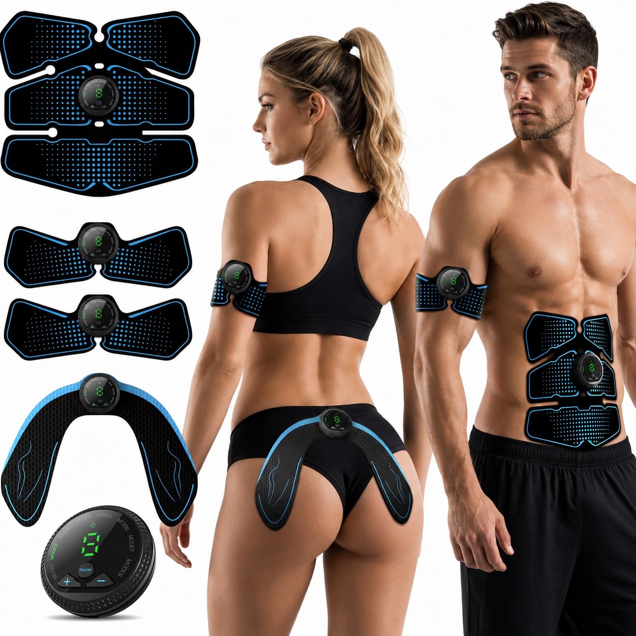 Abs Booty Muscle Toner, Stimulator for Abdomen Arms Thighs Buttocks — Amazon image 4