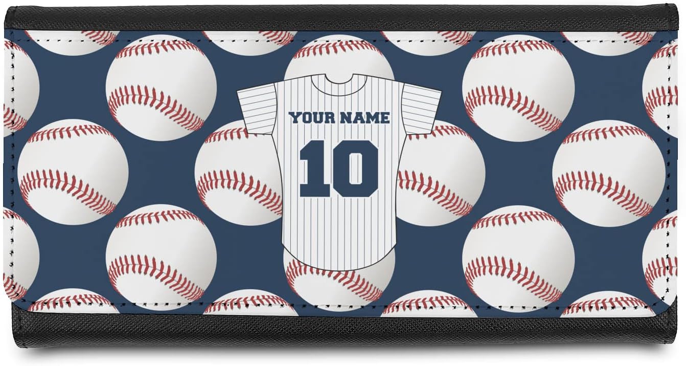 RNK Shops Personalized Baseball Jersey Leatherette Ladies Wallet