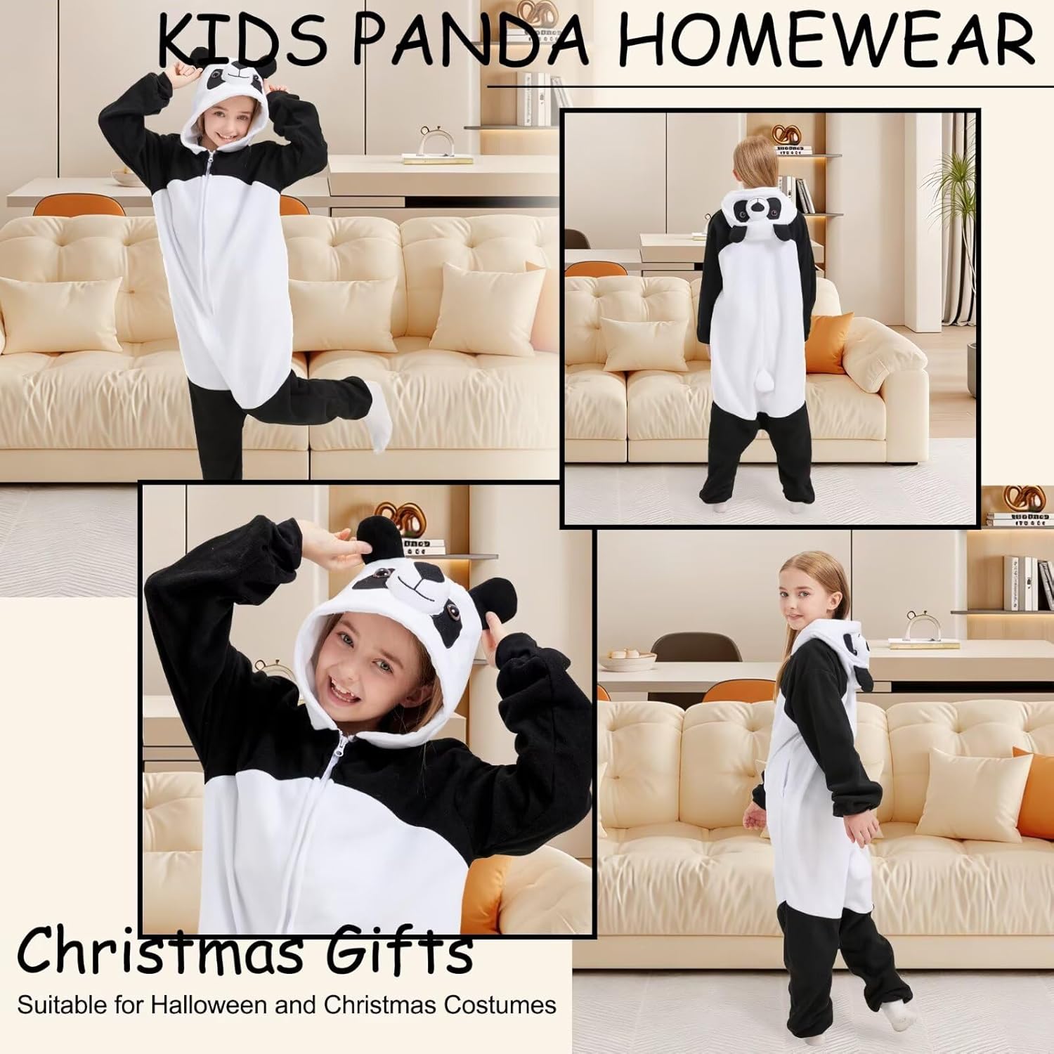 Unisex Children Character Onesie Pajamas Kids Halloween Cosplay Costume/Homewear/Sleepwear - Image 5