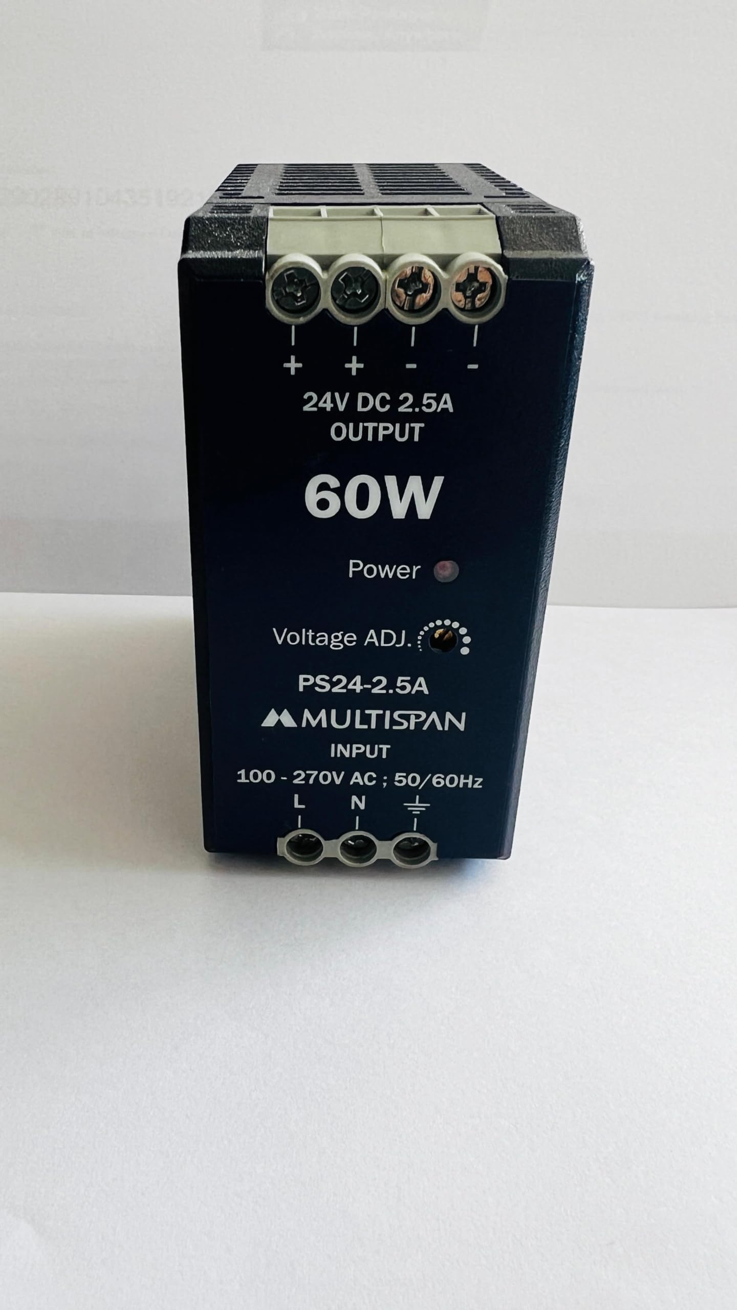 Generic MULTISPAN SMPS 2.5AMP 24VDC DIN Rail Type