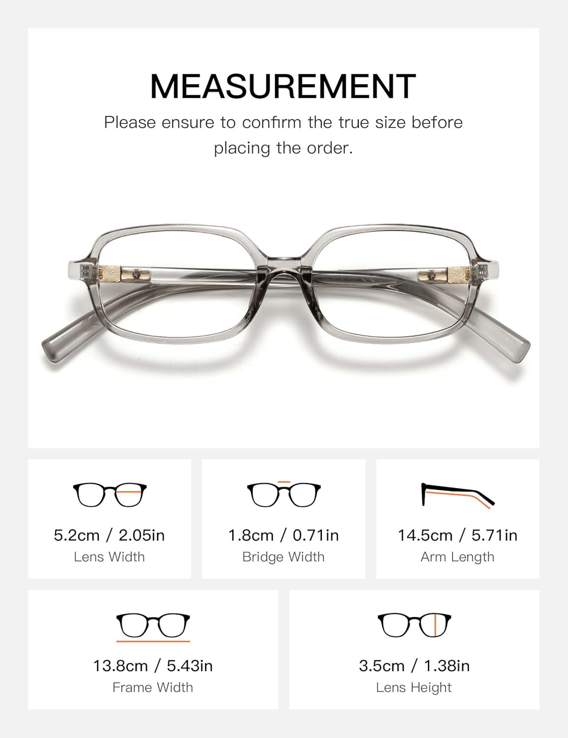 Slocyclub Square Blue Light Blocking Glasses for Women Men Vintage Rectangular Frame Eyeglasses Retro Small Square Glasses - Image 6