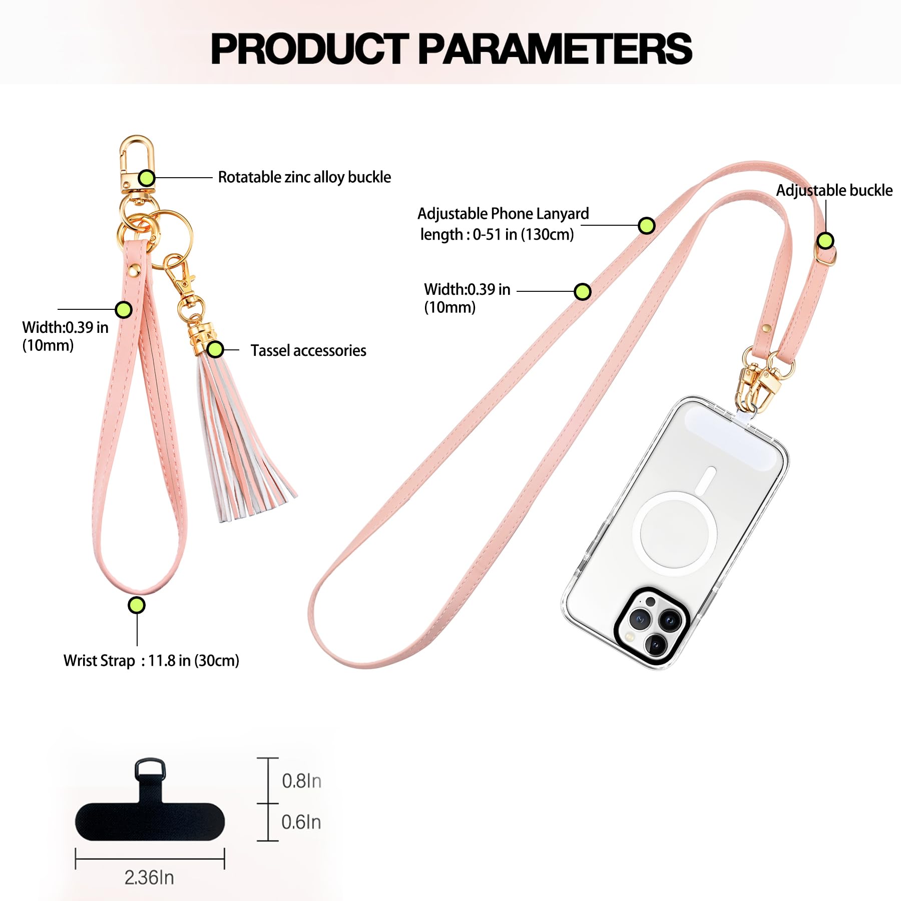 Amazon.com: EWEMDAI Phone Crossbody Strap, Cell Phone