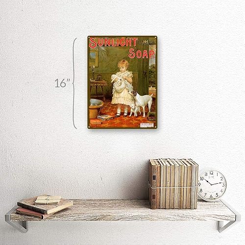 Miniatura 2 de Letrero de metal de jabón de luz solar jabón, lavandería y decoración de baño