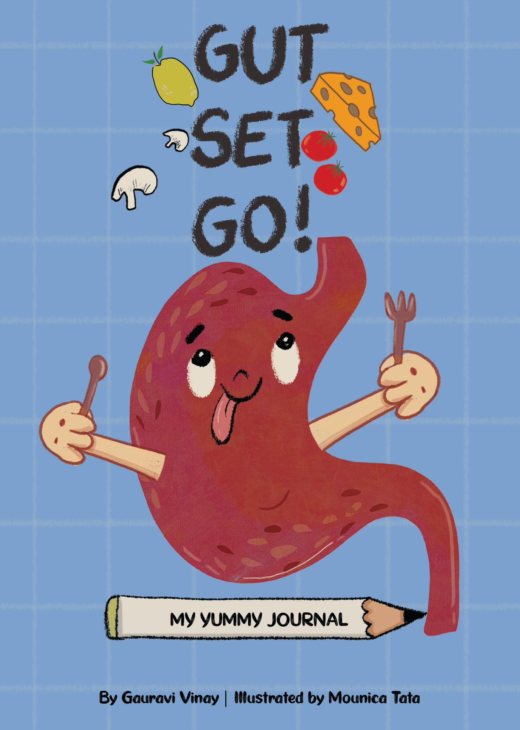 GenericGut Set Go, Kids Journal to Form Healthy Habits Developing Positive Relationship with Food. 186 Pages