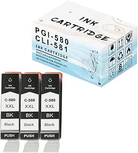Amazon.com: 580 581 Compatible Ink Cartridge Replacement for Canon ...
