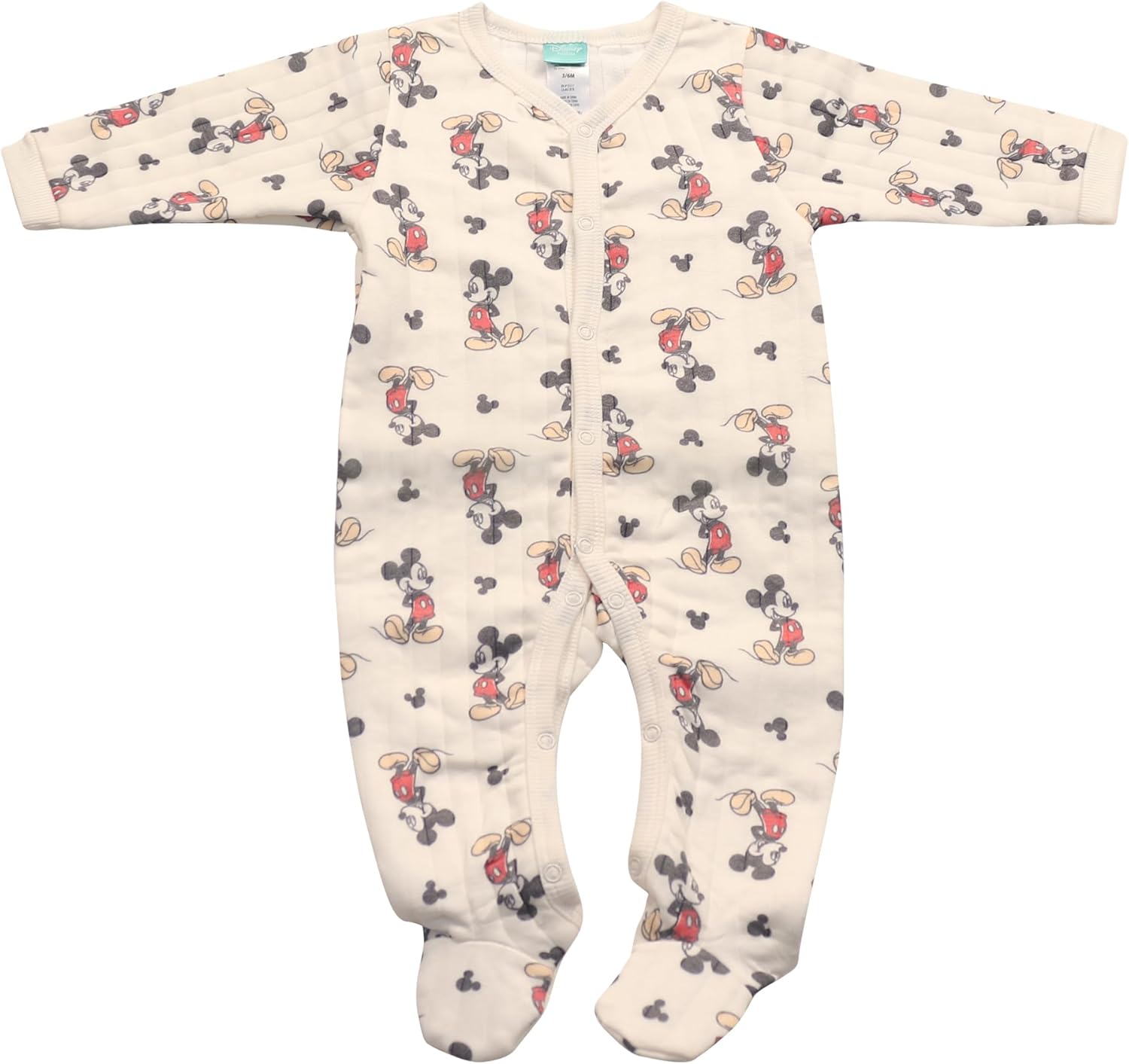 Magic Threadz Disney Clothes Baby Boys 2-Pack Quilted Footed Coveralls Mickey Mouse, Winnie the Pooh and Dumbo (0/3M-6/9M) - Image 4