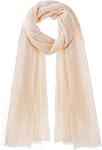 Nydotd Women Summer Cotton Linen Scarf Crinkle Long Beach Shawl Wrap hijab with Fringe