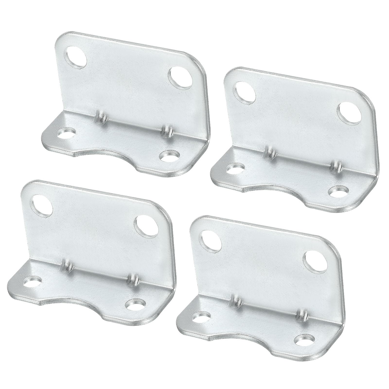 PATIKIL Aria Cilindro Collegamento Pneumatico Asta Stecca Montaggio Staffa 4 Pacco Parti Pneumatiche Cilindro Installazione Stand per 63mm Cilindro Dia,