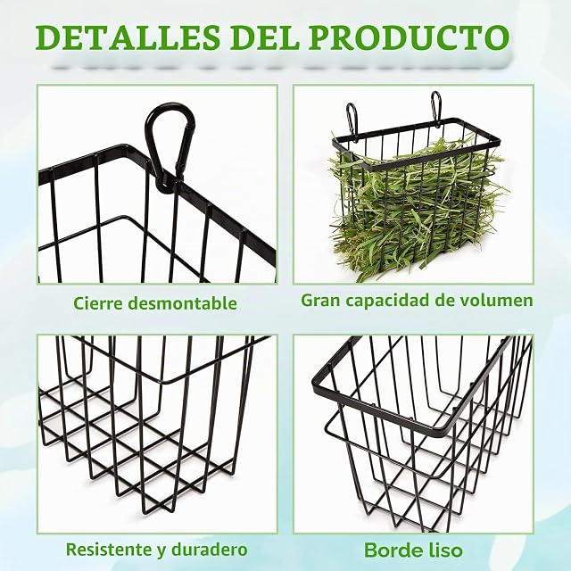Foto 5 de 6 de Comedero de heno para Conejo, 2 Unidades