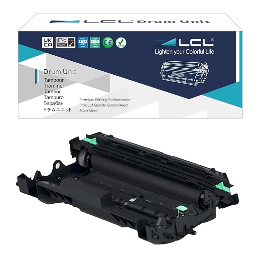 LCL Tambor Compatible DR3300 DR-3300 (Negro) Reemplazo para Brother DCP-8110DN HL-5440D HL-5450DN HL-5450DNT HL-5470DN HL-5470DW HL-5470DWT HL-5480DW HL-6180DW HL-6180DUW DWT HL5445D DCP-8250DN