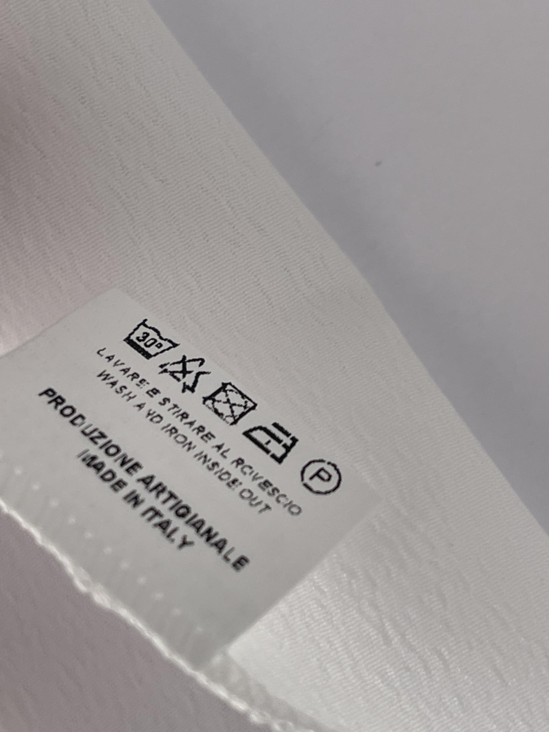 LaVelahome Camisa de la suerte para bebé 1005 de seda, fabricada en Italia, crema, 0 meses