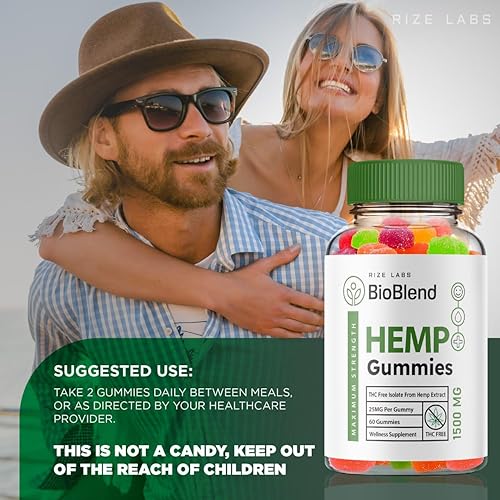 Miniatura 4 de Suplemento BioBlend para el bienestar general y la mejora de la salud general, gomitas para hacerte más fuerte cada día para mejorar la salud (60