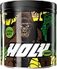 HOLY Energy Gaming Booster Flavour Powder | 50 جزءًا مع NewCaff & Green Tea Extract | Focus Booster - Focus Drink | نباتي بنكهات فواكه طبيعية 100٪ 350 جرامًا ، Gorilla's Grape