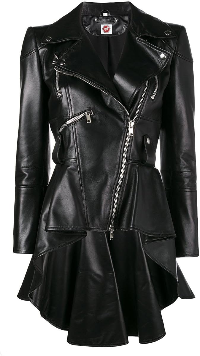 Medusa Plus Size Leather Jacket
