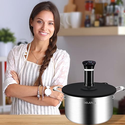 Miniatura 2 de Sous Vide - Tapas de silicona para cocina de precisión, se adaptan a hasta 11 ollas, compatible con cocinas de precisión Anova Culinary Sous Vide,