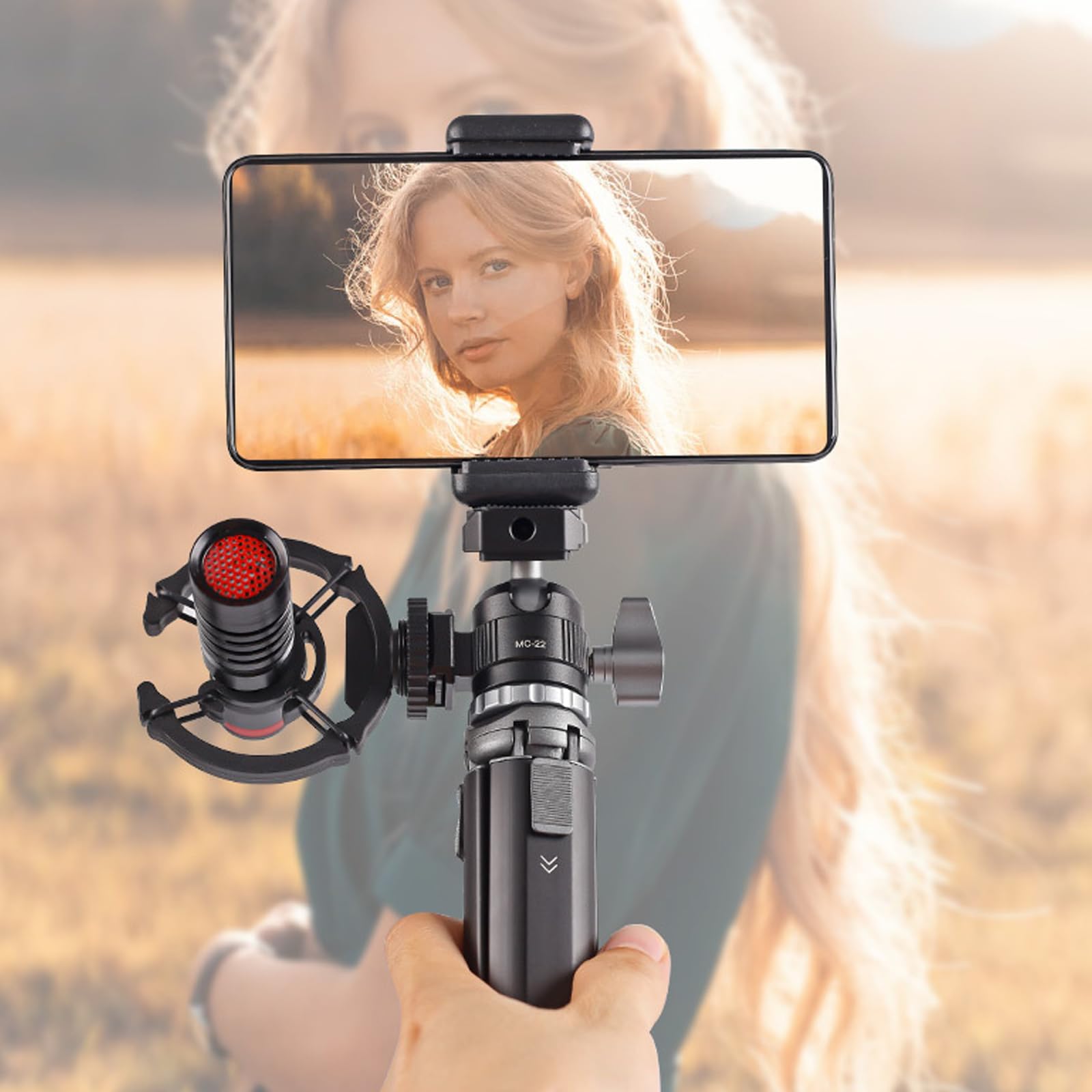 Statyw dwuczęściowe nogi podwójny punkt montażowy z obracanym o 360 stopni opcjonalnie do urządzeń wideo Statyw do wideo