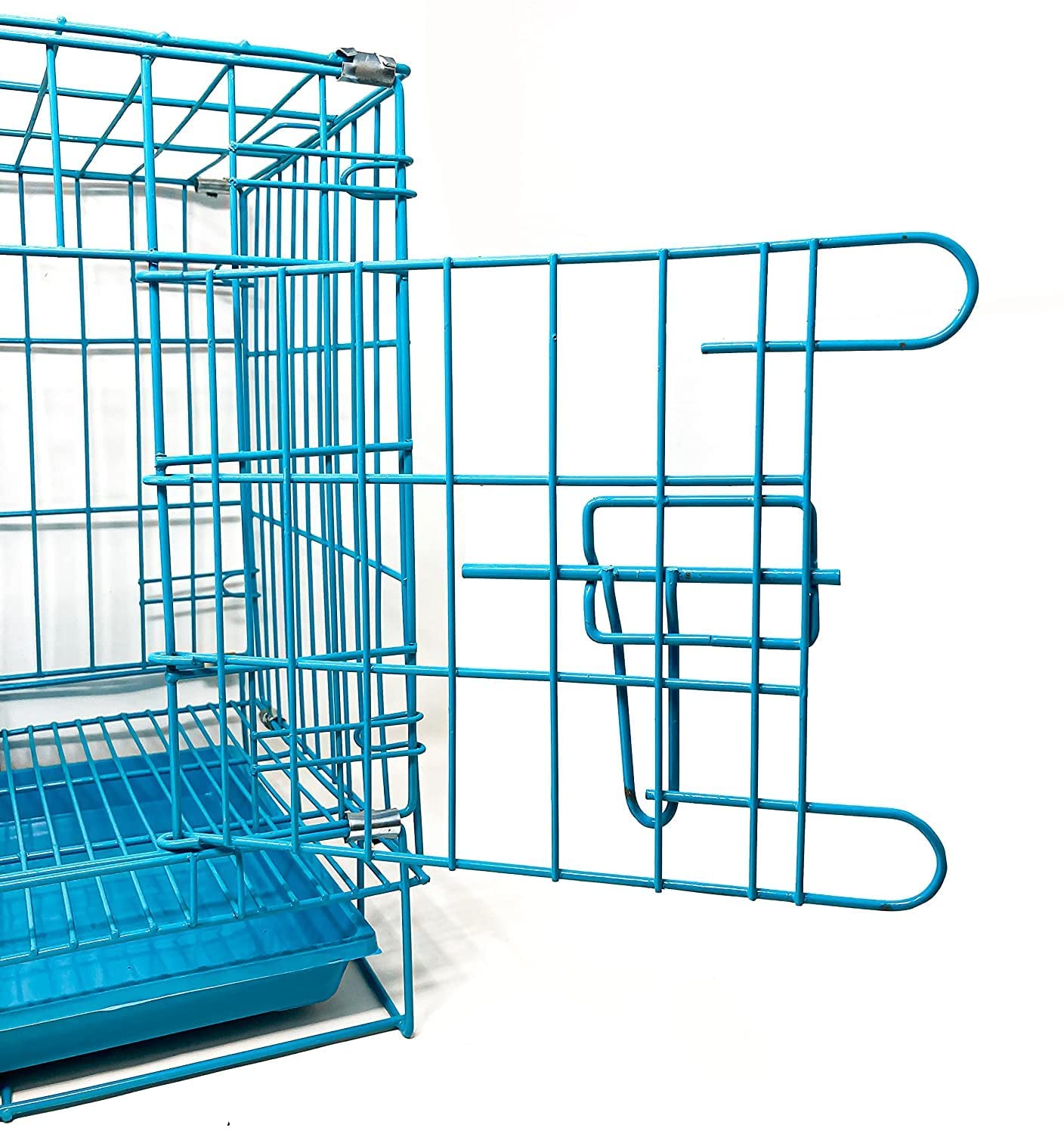 KittuPet Single Door Metal Wire Dog Cage, Cage for Dogs with Removable Tray, Dog (18 inch cage) 2