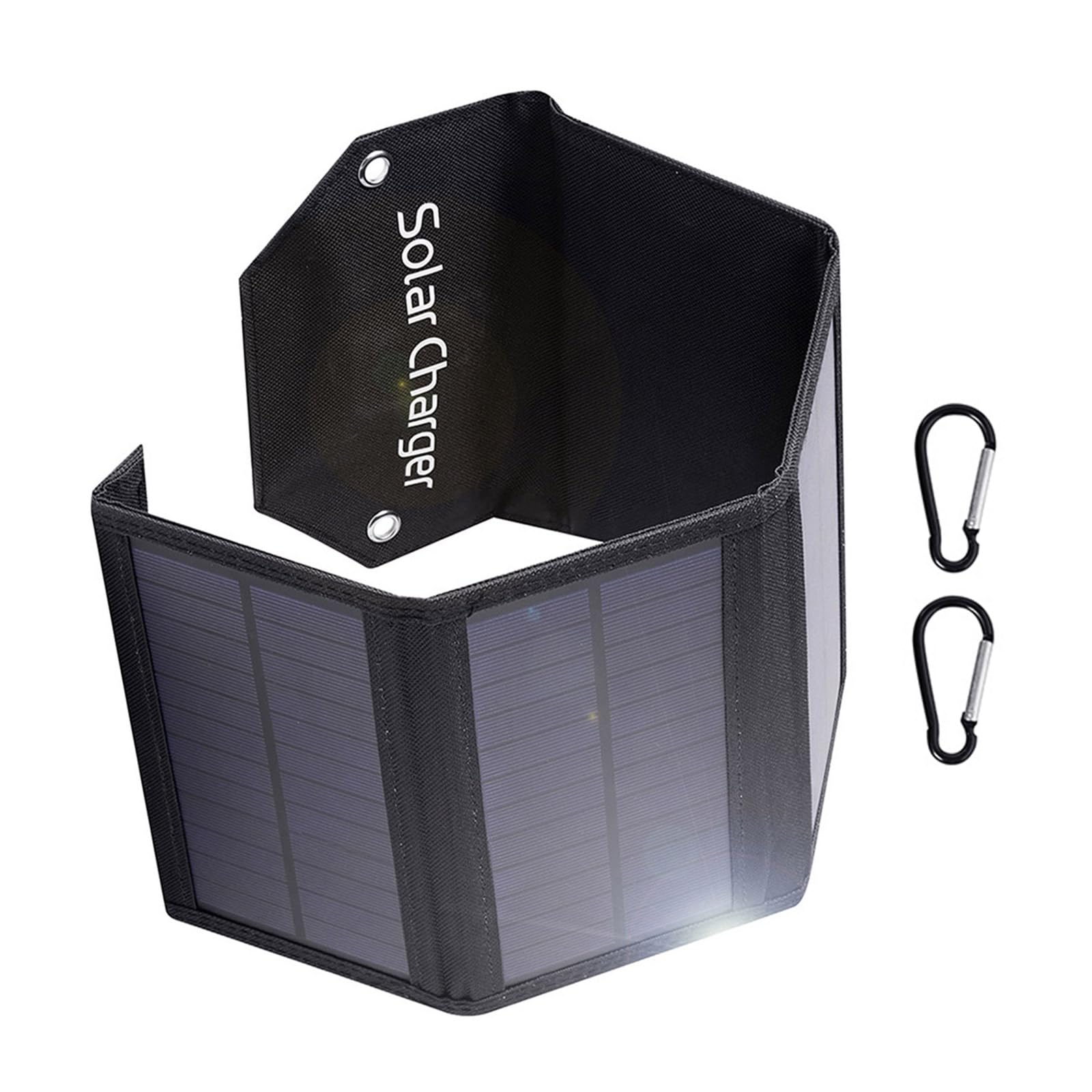 Buxuaaaa Black Efficiency 8W 5V Single Usb Output Solar Charging Cell Plate Compact Folding Solar Plates Charging Device For Power Station