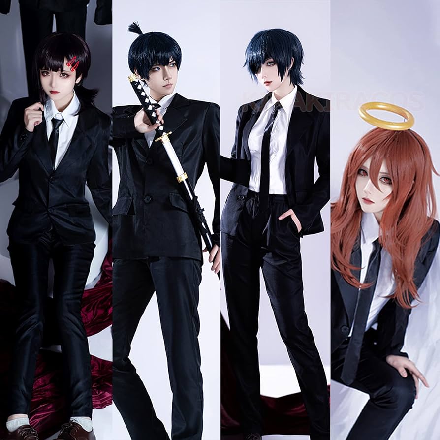 Amazon.co.jp: チェンソーマン コスプレ衣装 フルセット デンジ 早川