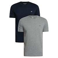 Emporio Armani T-Shirt Girocollo da Uomo Endurance, Confezione da 2