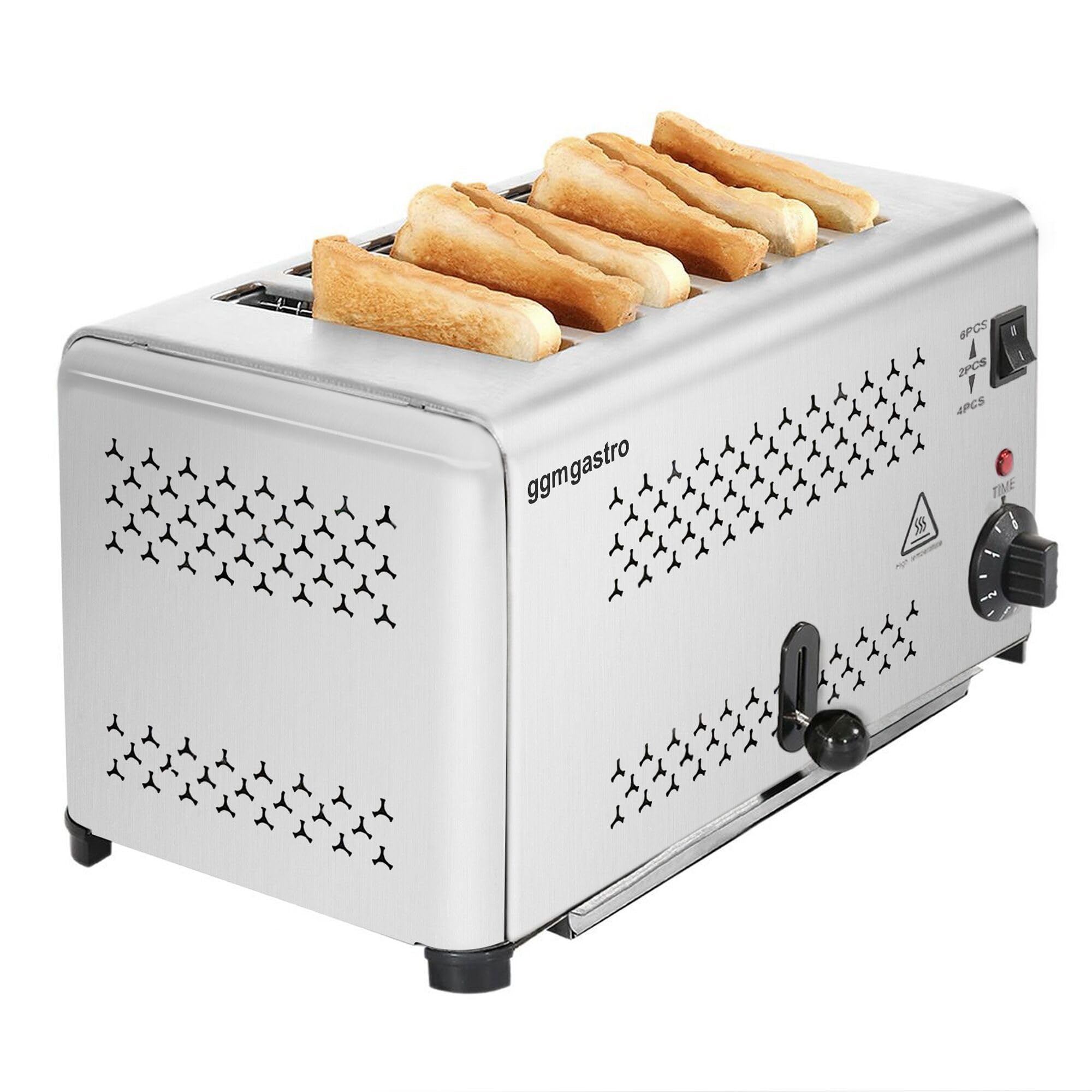 GGM Gastro | TOET6 | Toaster - 1,8 kW - für 6 Scheiben