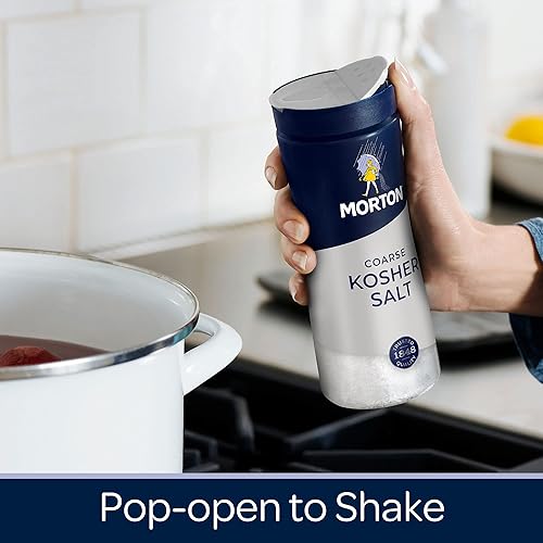Miniatura 7 de Morton Kosher Sal, gruesa, 16 onzas (paquete de 2 unidades) con cuchara medidora CMC personalizada 1 cucharada y 1 cucharadita